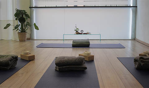 Sala de parquet del Dojo Feilen Meishûkan, luminosa y polivalente