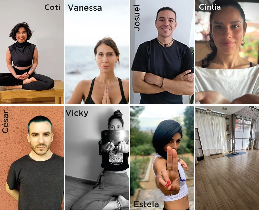 Equipo de profesores de Yoga