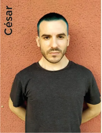 Retrat de César Herranz, professor de ioga
