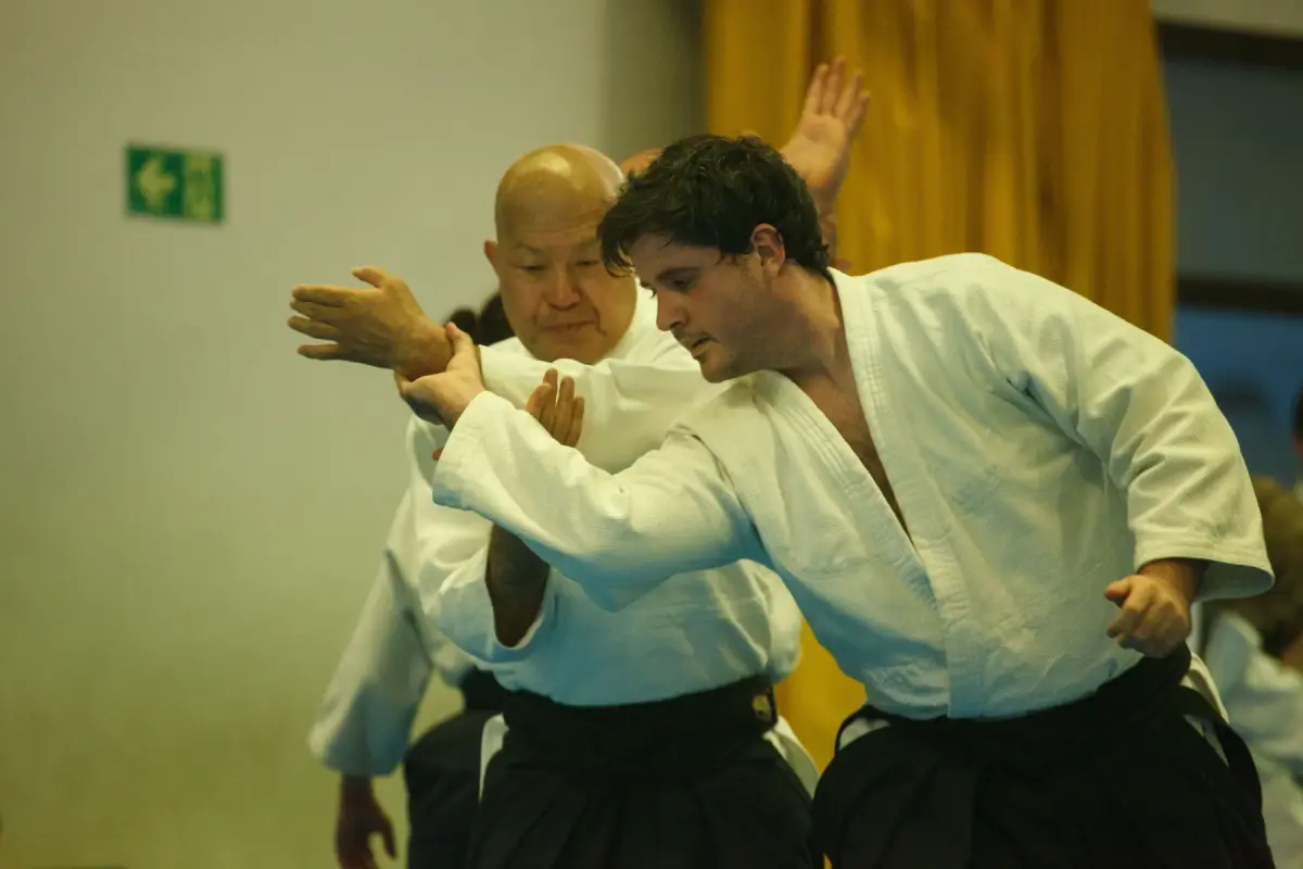 Pràctica durant el Seminari d’Aikido Barcelona 2024